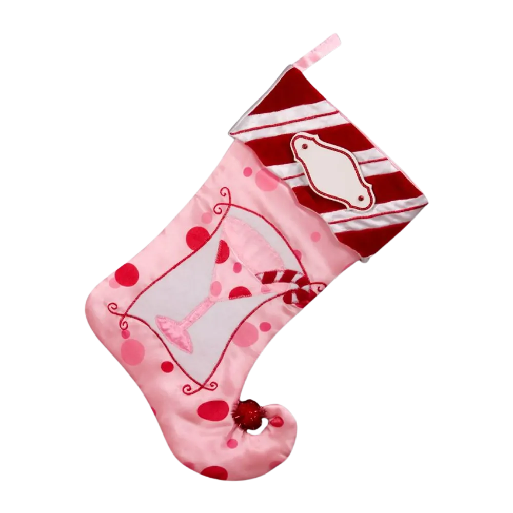 PBS131 PM - Pink Martini Personalised Christmas Stocking