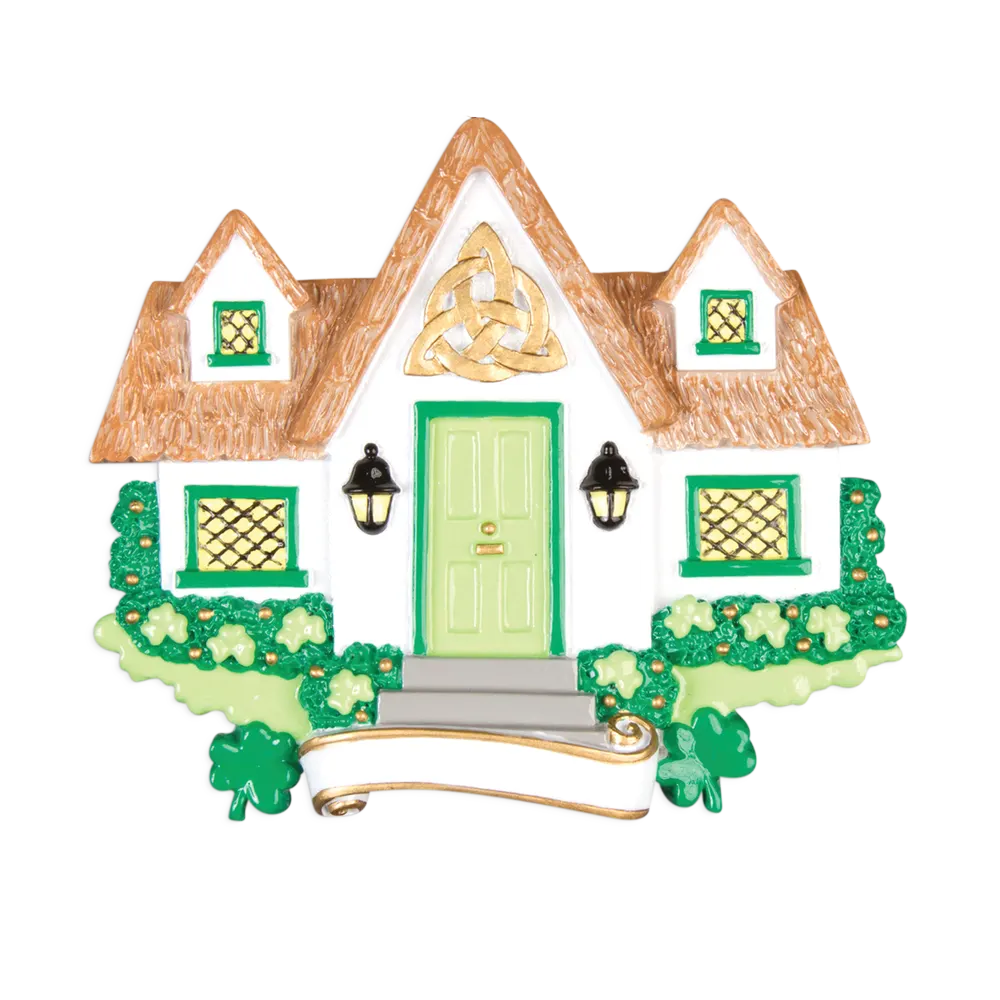 OR1125 - New Irish House Personalised Christmas Decorations
