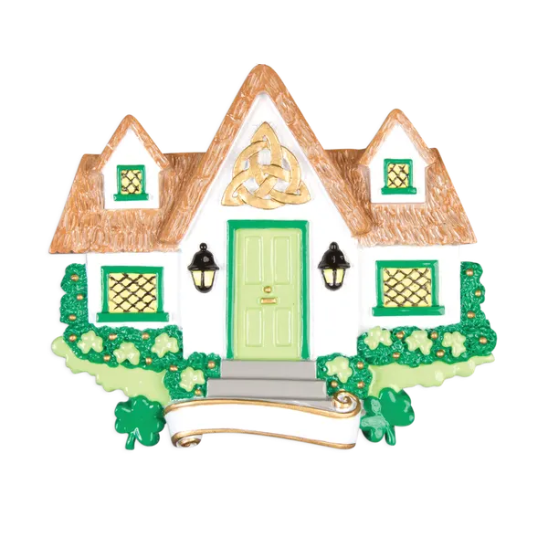 OR1125 - New Irish House Personalised Christmas Decorations