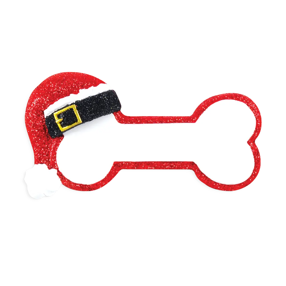 OR1438 - Santa Dog Bone Personalised Christmas Decoration