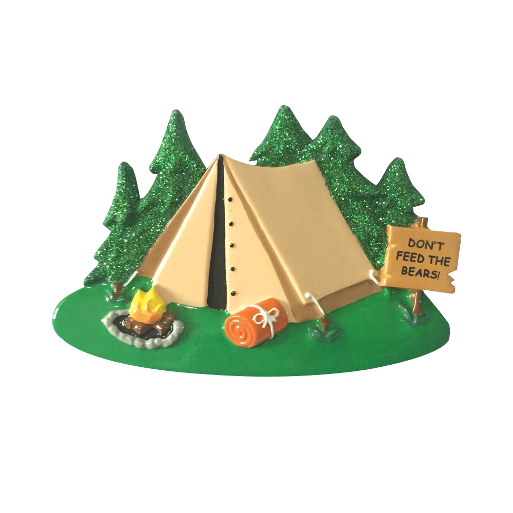 OR1475 - Camping Tent Personalised Christmas Decoration