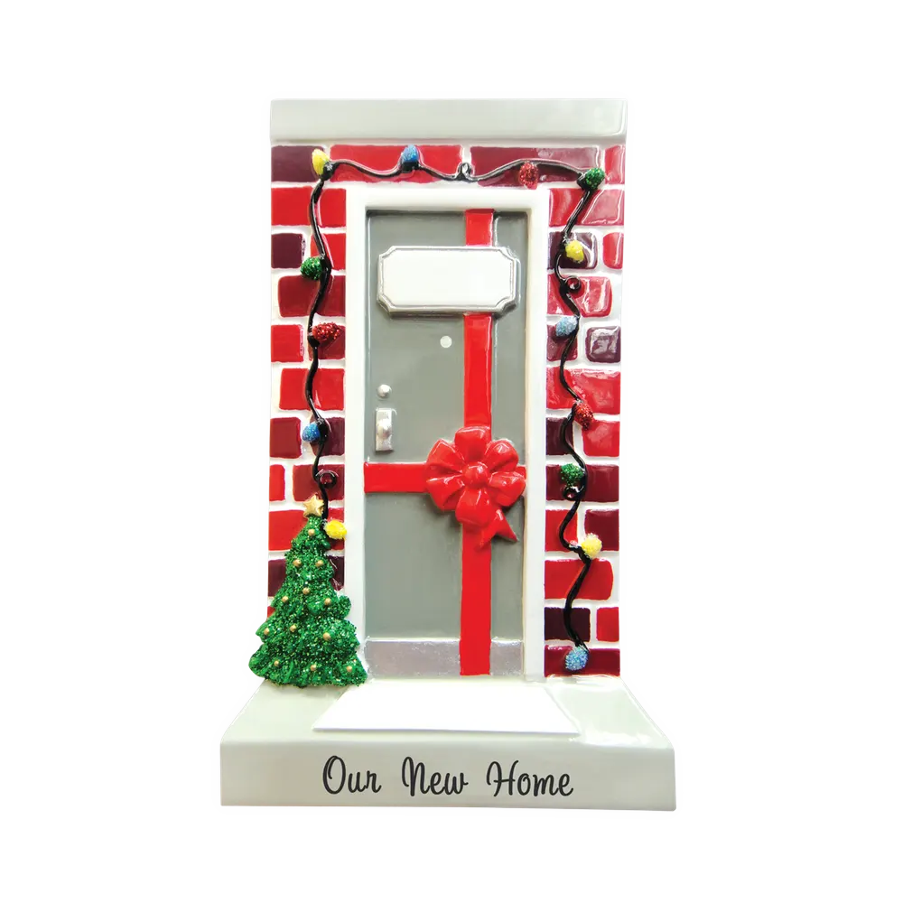 OR1478-H - Our New Home Door Personalised Christmas Ornament