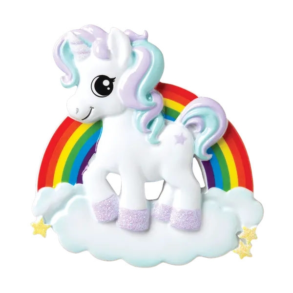 OR1652 - Unicorn Personalised Christmas Decoration