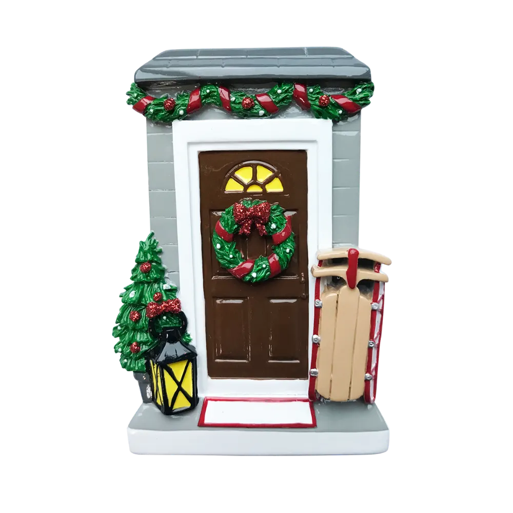 OR1697 - Christmas Door Personalised Christmas Decoration