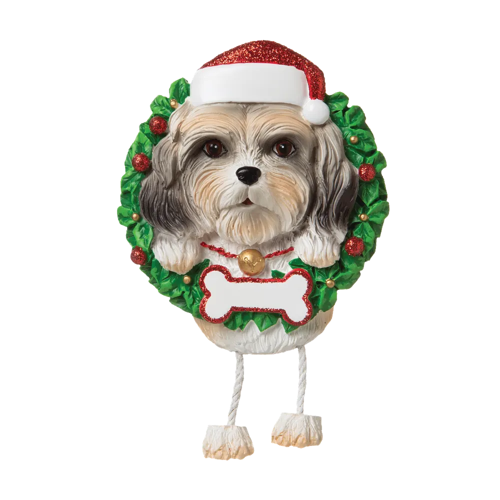 OR1712-ST - Shih Tzu (Pure Breed) Personalised Christmas Decoration
