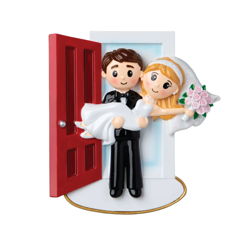OR1884 - Wedding Threshold Personalised Christmas Decoration