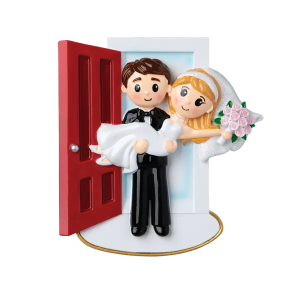 OR1884 - Wedding Threshold Personalised Christmas Decoration