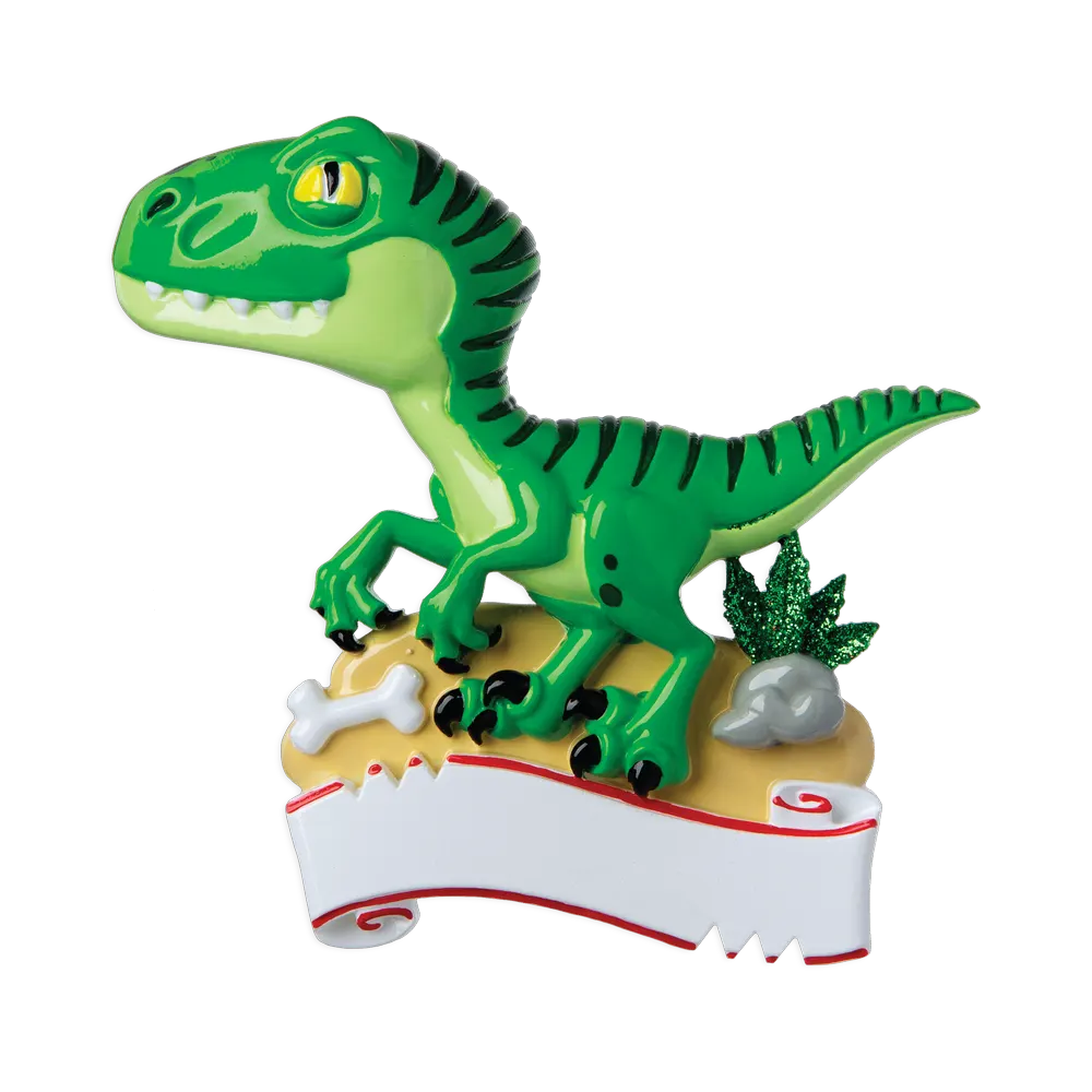 OR1907 - Dinosaur Personalised Christmas Decoration