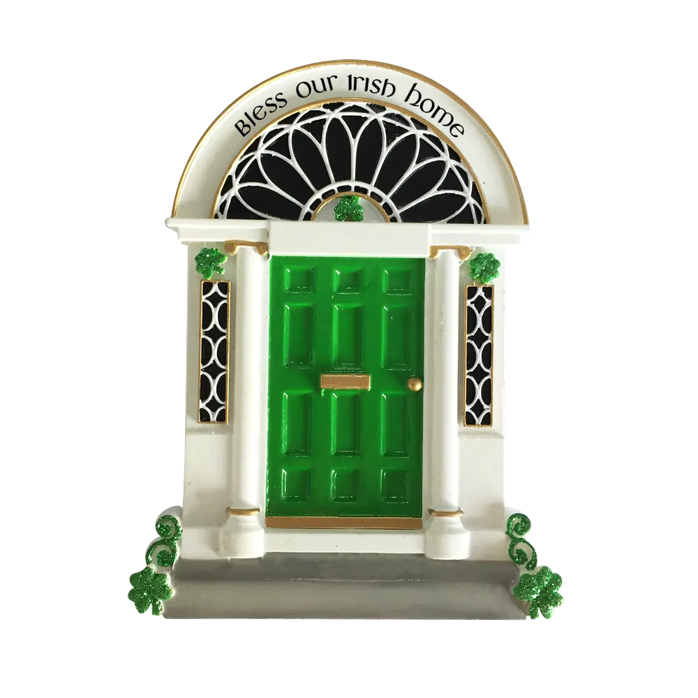 OR1951 - Green Door Personalised Christmas Decoration