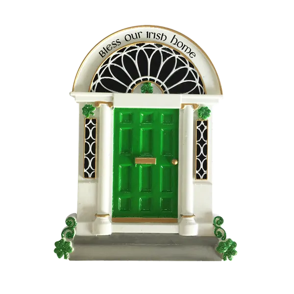 OR1951 - Green Door Personalised Christmas Decoration