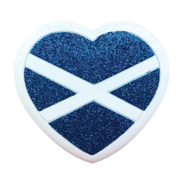 OR2133 - Scottish Flag & Heart Personalised Christmas Decoration