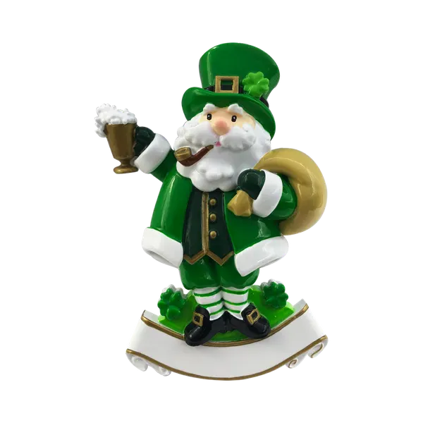 OR2139 - Irish Santa Personalised Christmas Decoration