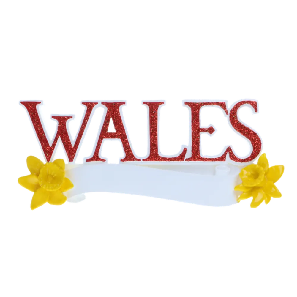 OR2160 - Wales Personalised Christmas Decoration