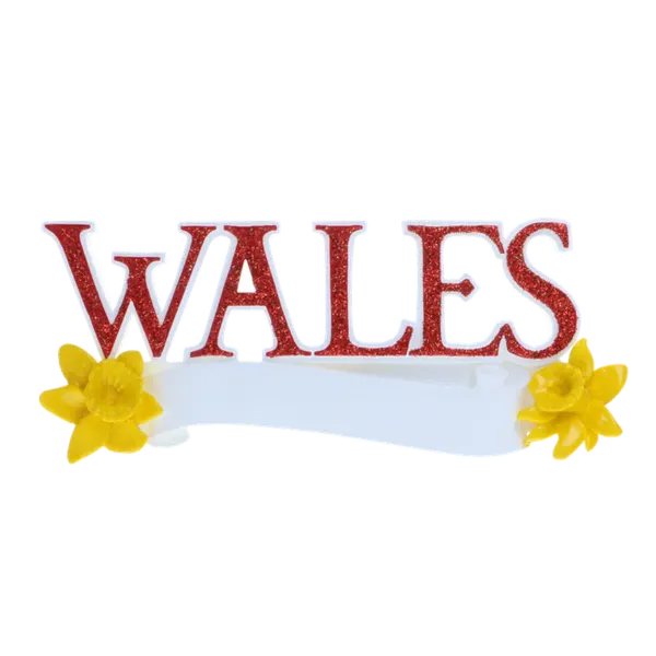 OR2160 - Wales Personalised Christmas Decoration