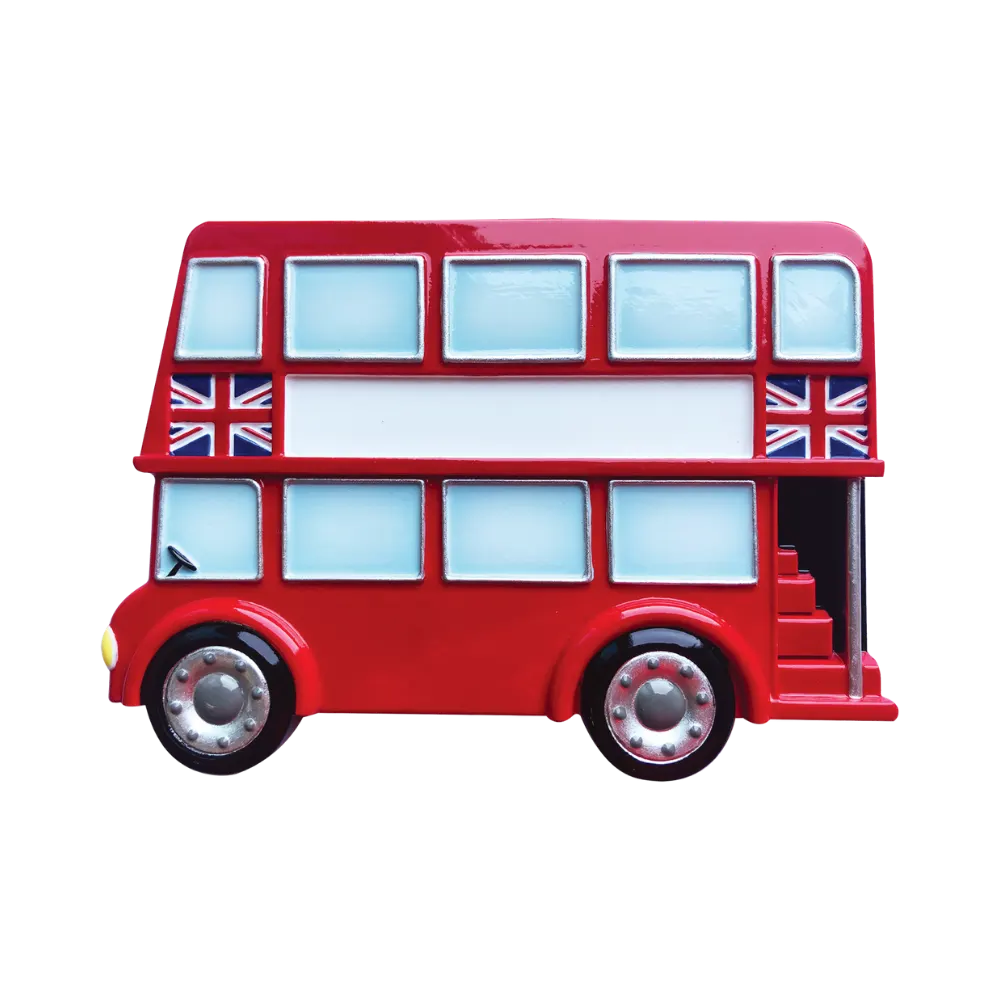 OR2175 - London Bus For Addons Personalised Christmas Decoration