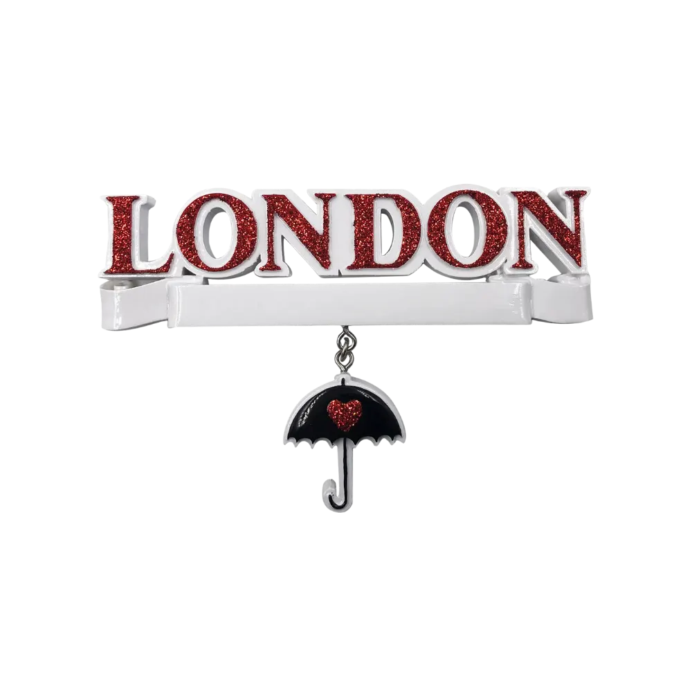 OR2211 - London City Crest Personalised Christmas Decoration