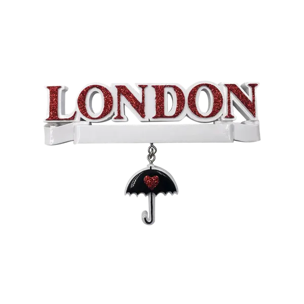 OR2211 - London City Crest Personalised Christmas Decoration