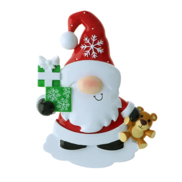 OR2220 - Gnome Santa Personalised Christmas Decoration