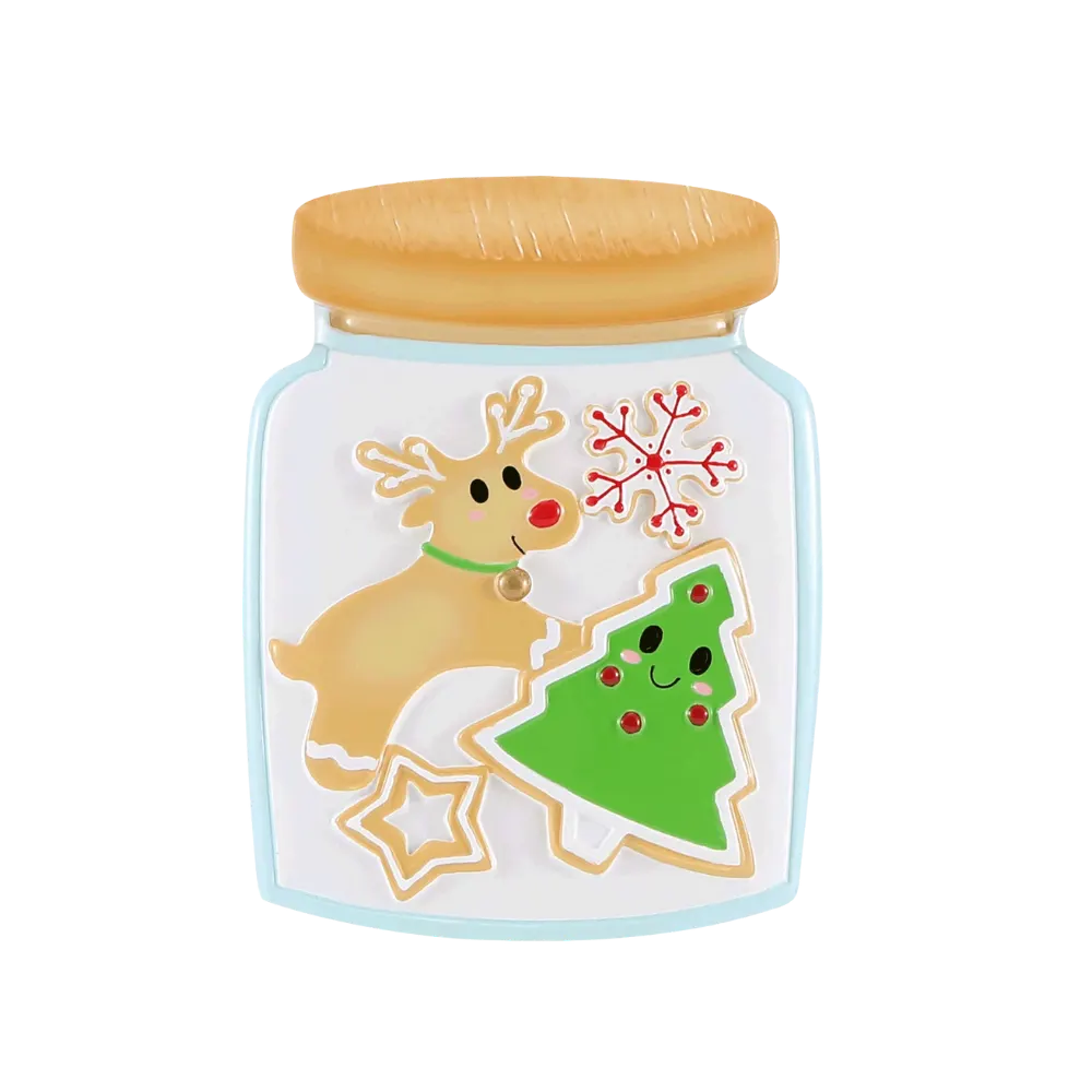 OR2462-2 - Cookie (Family of 2) Personalised Christmas Decoration