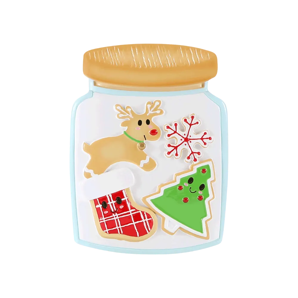 OR2462-3 - Cookie (Family of 3) Personalised Christmas Decoration