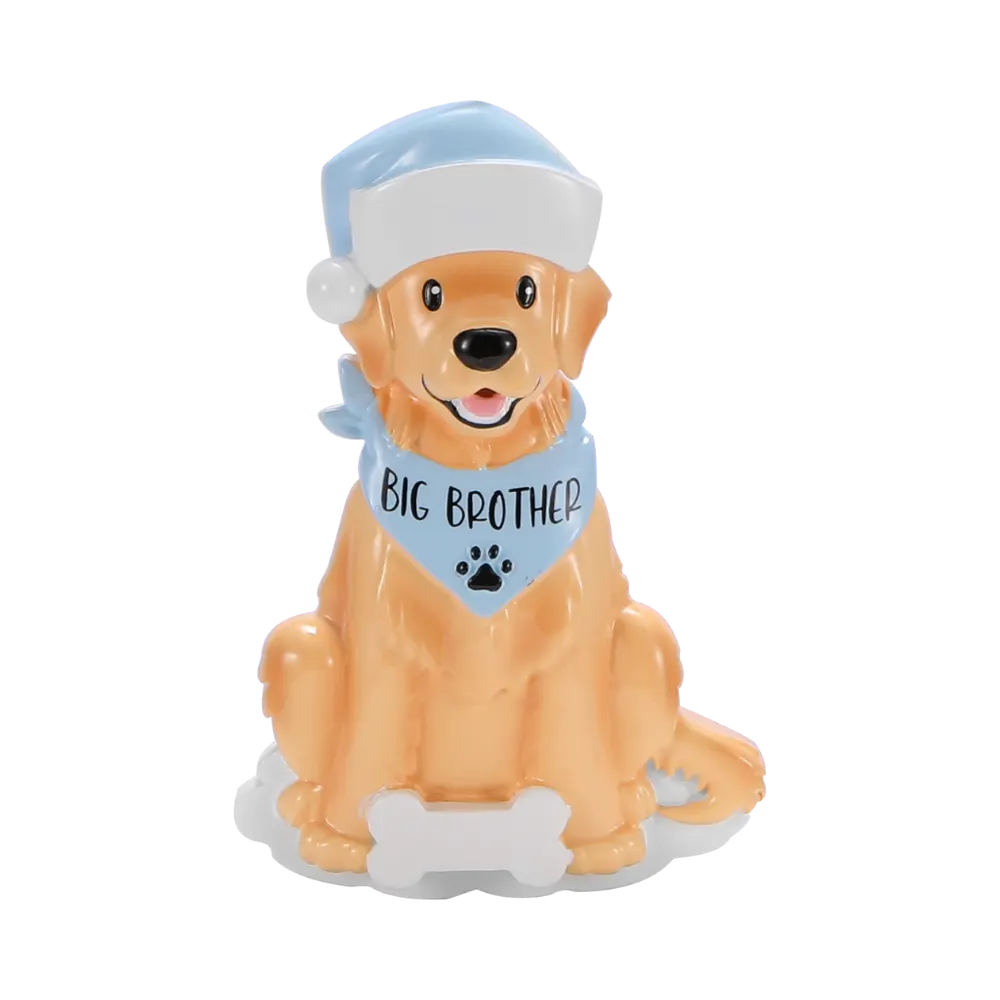 OR2486-B - Promoted To Big Brother Dog Personalised Christmas Decoration