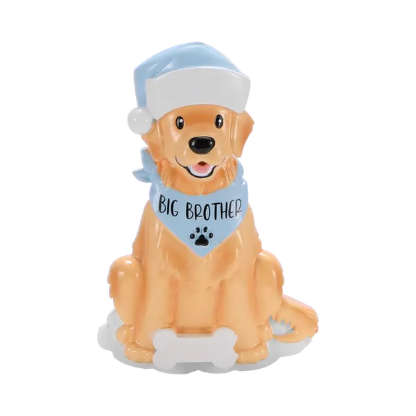 OR2486-B - Promoted To Big Brother Dog Personalised Christmas Decoration