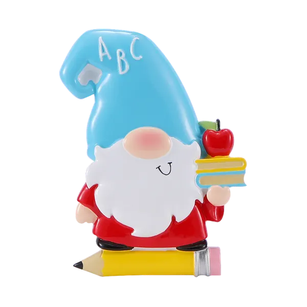 OR2525 - Gnome Teacher Personalised Christmas Decoration