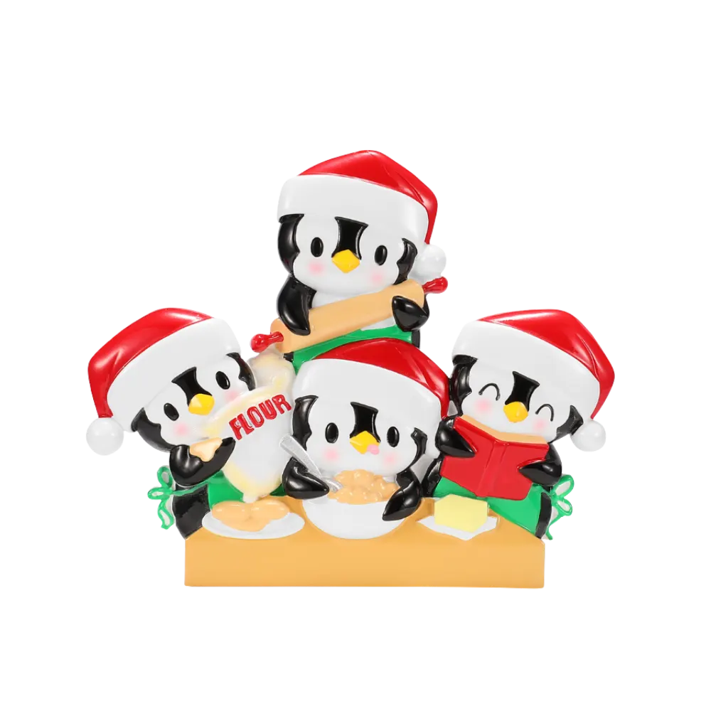OR2664-4 - Penguin Baking Family of 4