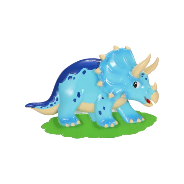 OR2698 - Triceratops Personalised Christmas Ornaments