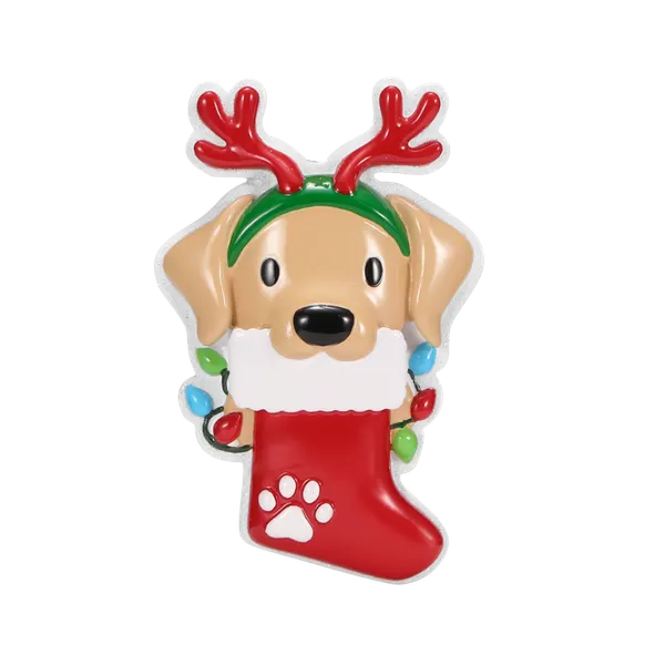 OR2766 - Dog With Reindeer Antlers