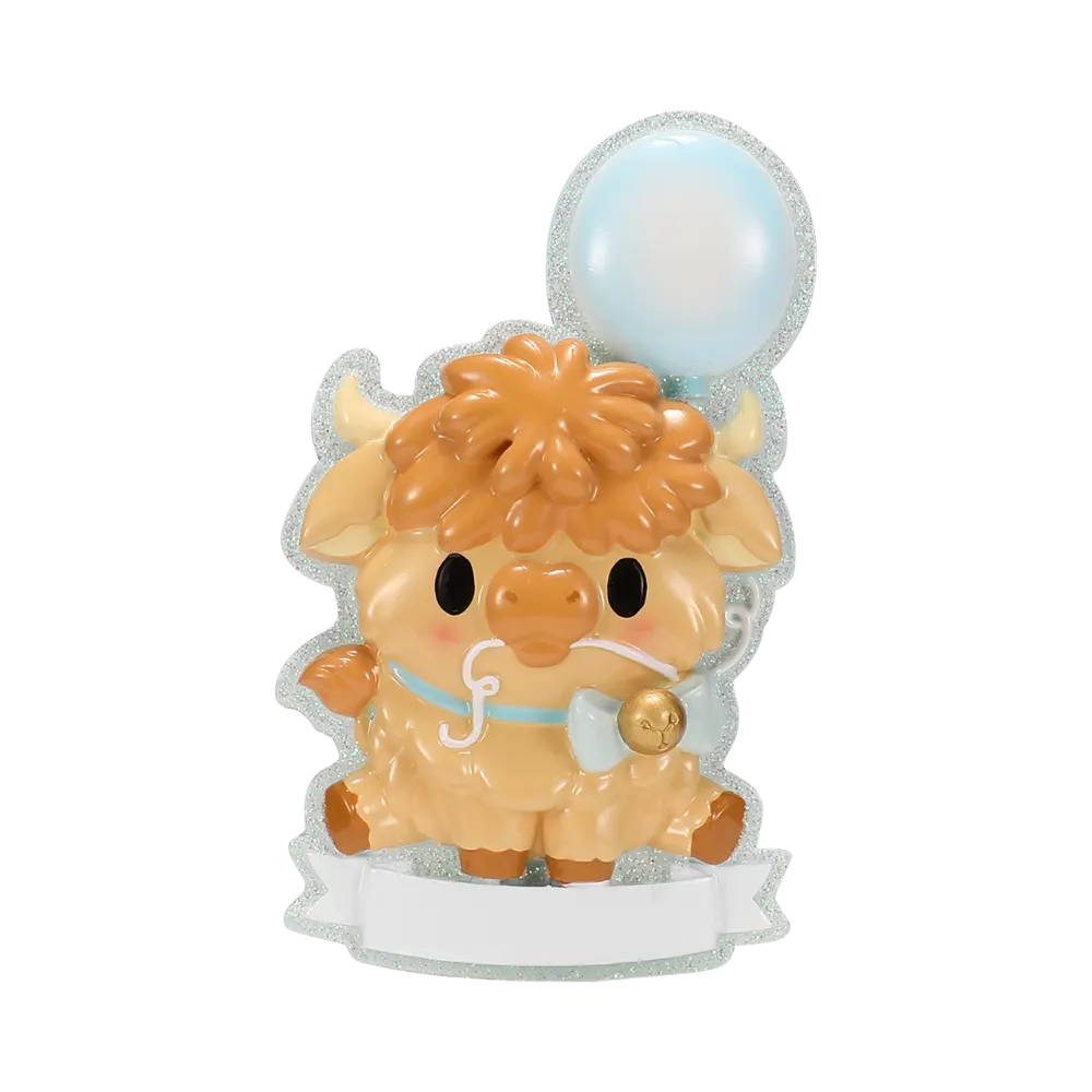 OR2822-B - Highland Cow Cutesy - Blue