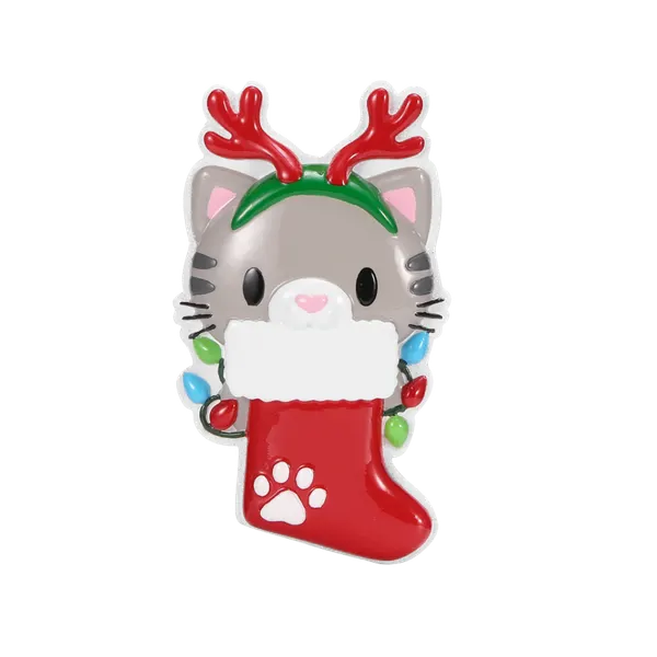 OR2833 - Cat With Reindeer Antlers