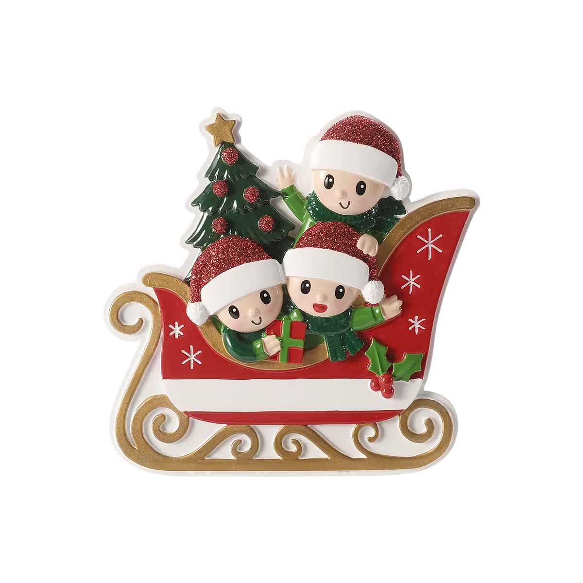 OR2904-3 - Family in Sleigh - 3