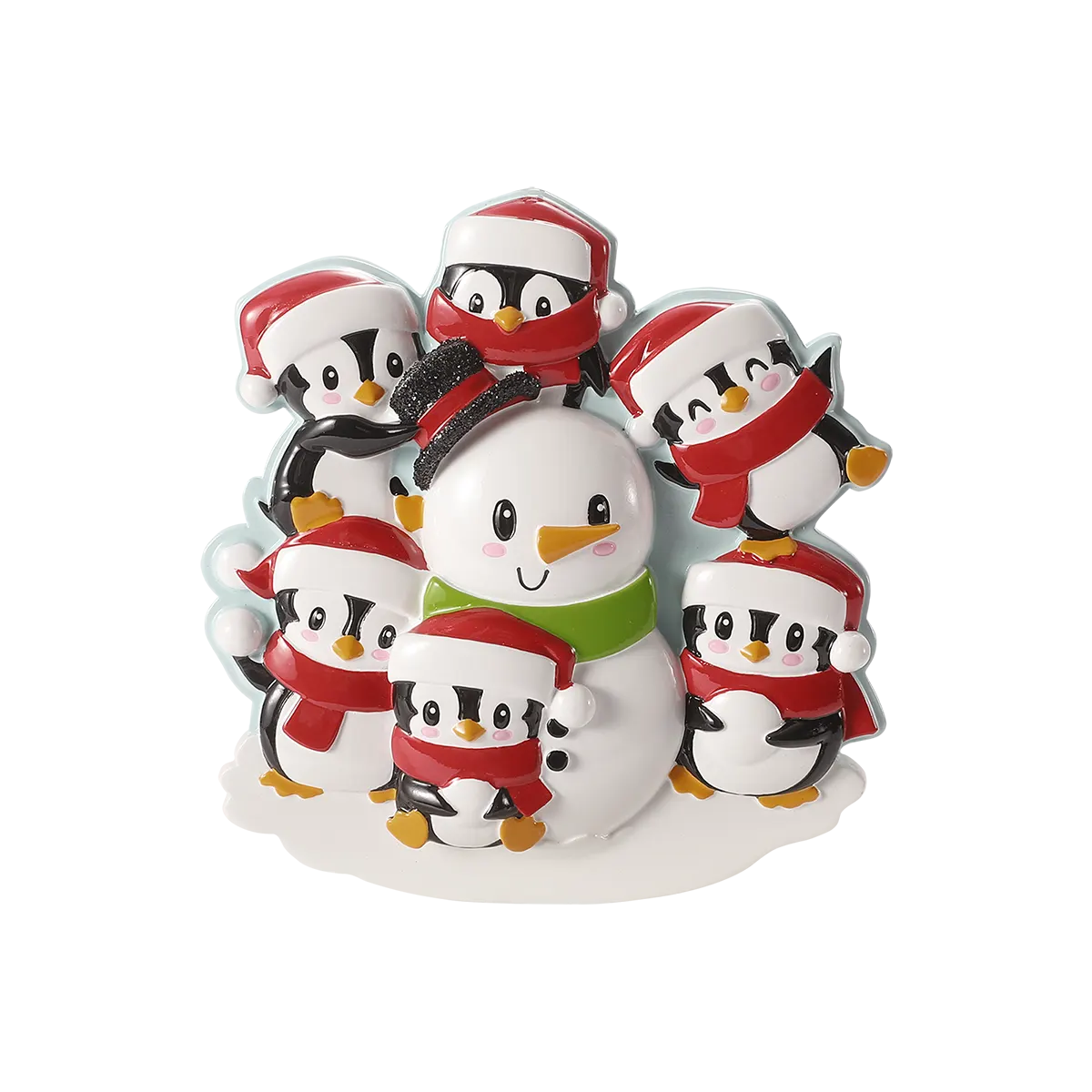 OR2907-6 - Penguins Building A Snowman - 6