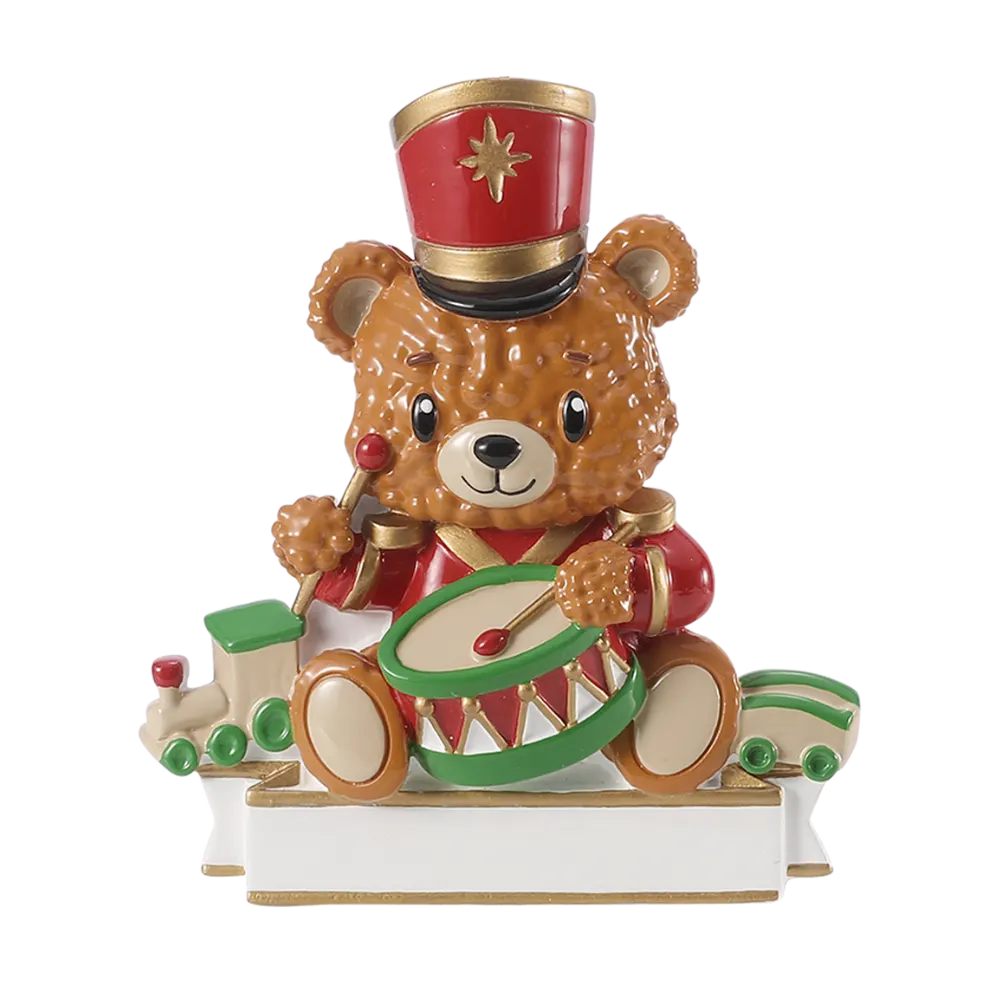 OR2930-R - Bear With Drum & Train