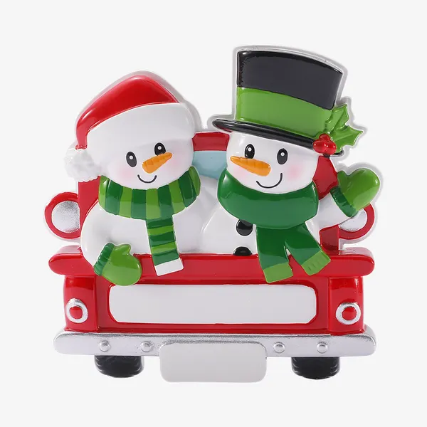 OR3081-2 - Back of Red Truck Family of 2