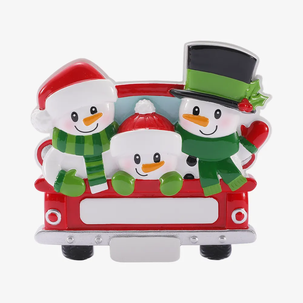 OR3081-3 - Back of Red Truck Family of 3