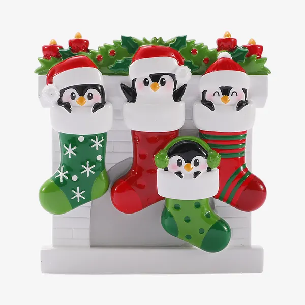 OR3084-4 - Mismatched Stocking Family of 4