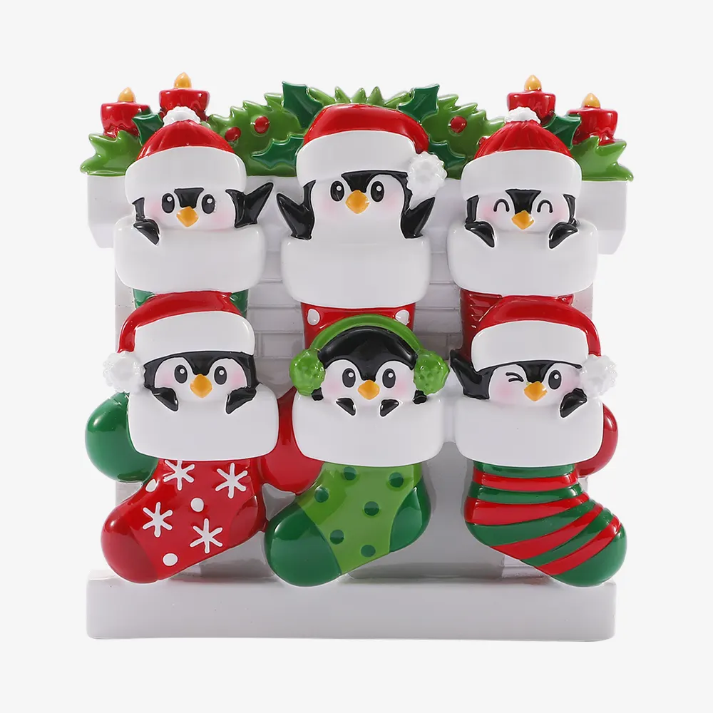 OR3084-6 - Mismatched Stocking Family of 6