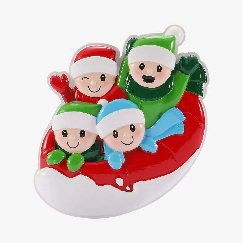 OR3085-4 - Snow Tubing Family of 4