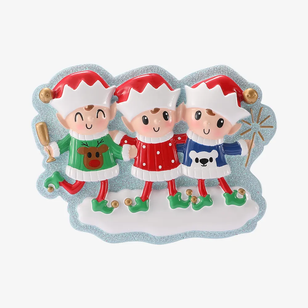 OR3086-3 - Elves in Sweaters Family of 2