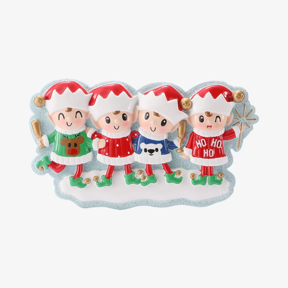 OR3086-4 - Elves in Sweaters Family of 2