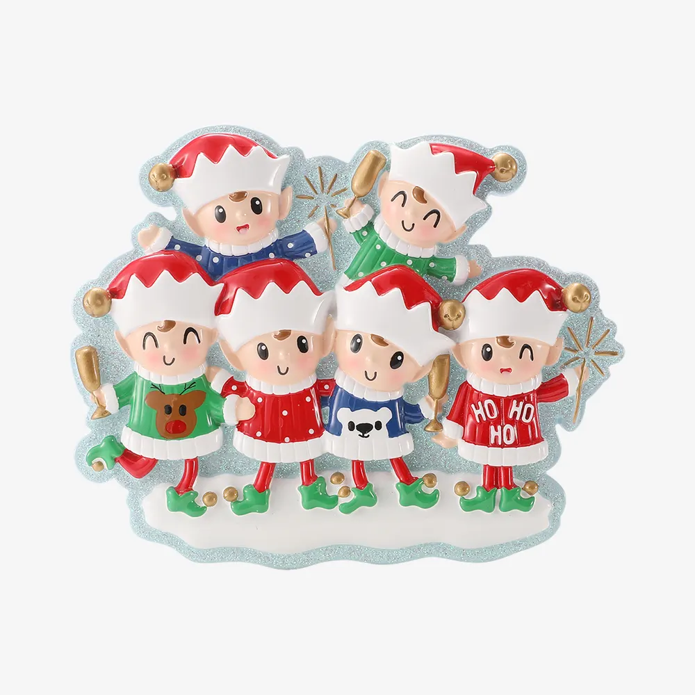 OR3086-6 - Elves in Sweaters Family of 2