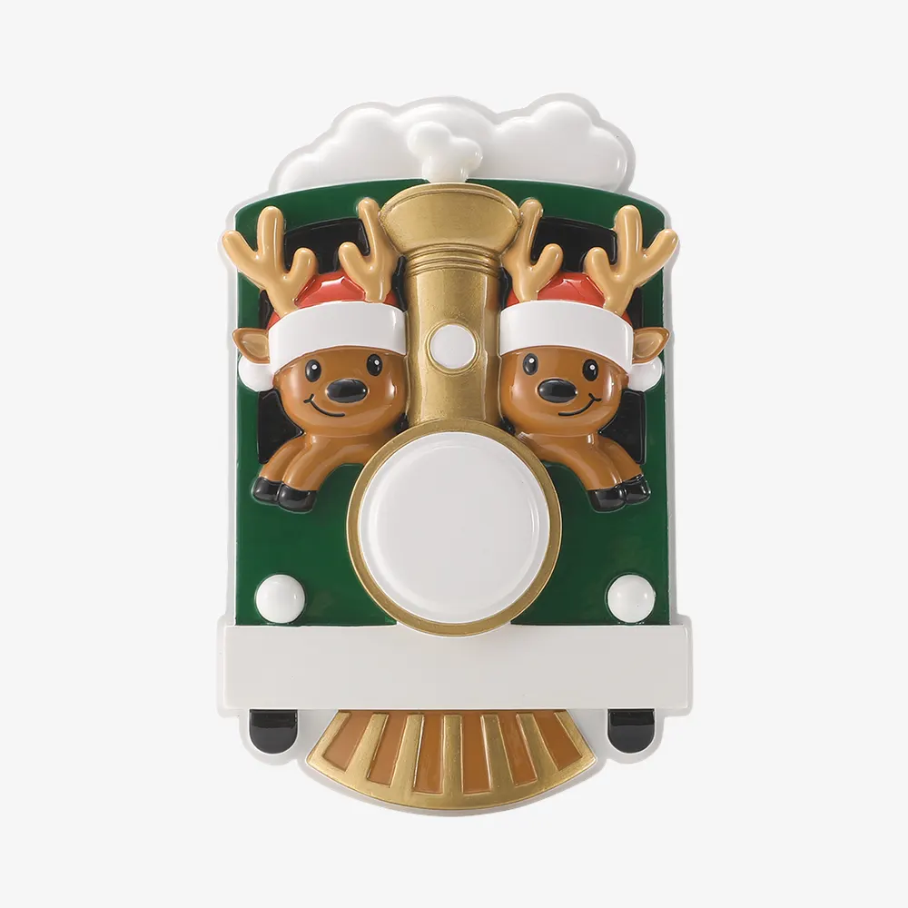 OR3087-2 - Reindeer on Christmas Train Family of 2