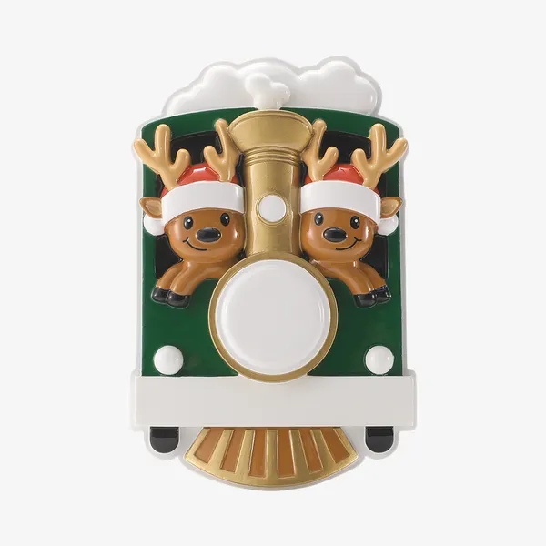 OR3087-2 - Reindeer on Christmas Train Family of 2