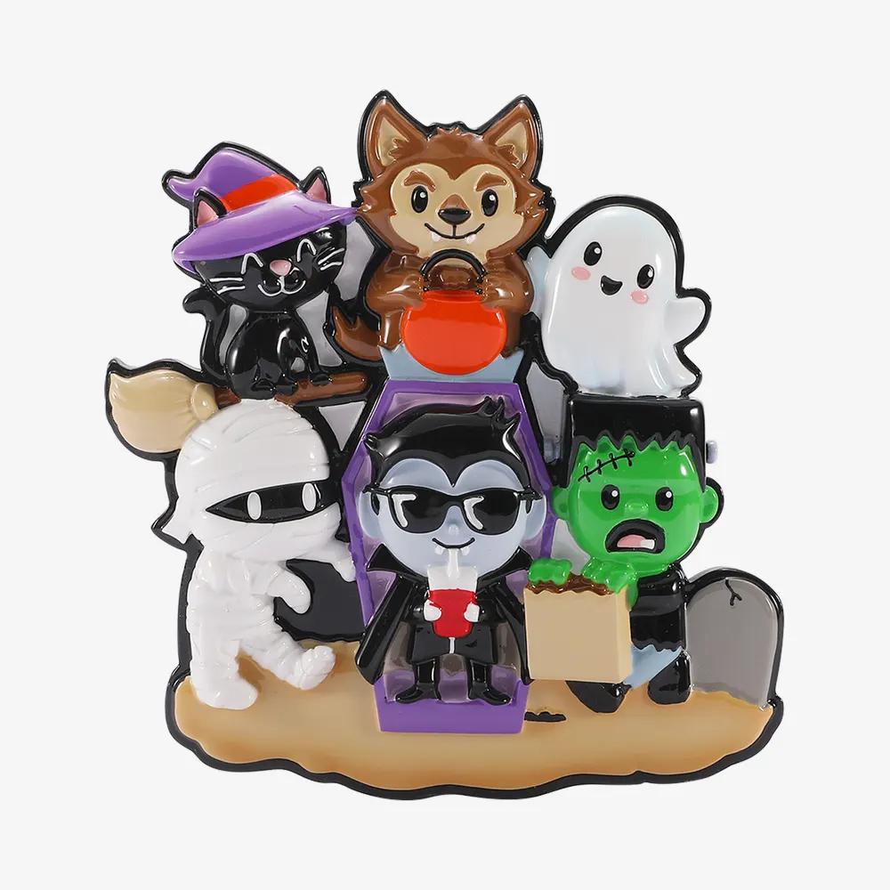 OR3089-6 - Halloween Monster Family of 6