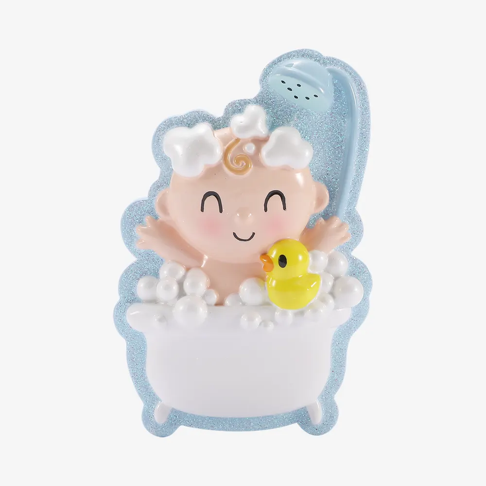 OR3096-B - Baby in Bubble Bath - Blue
