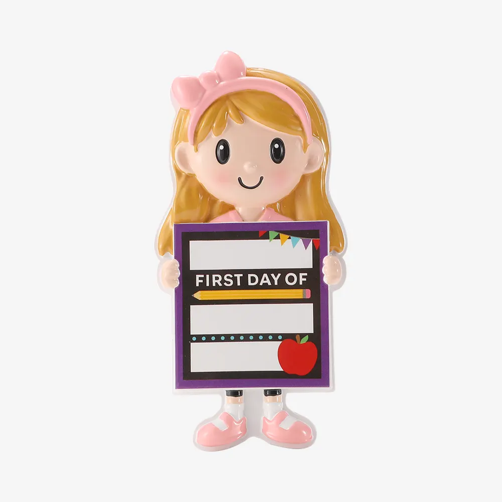 OR3127-G - First Day of School Banner for Girl Student