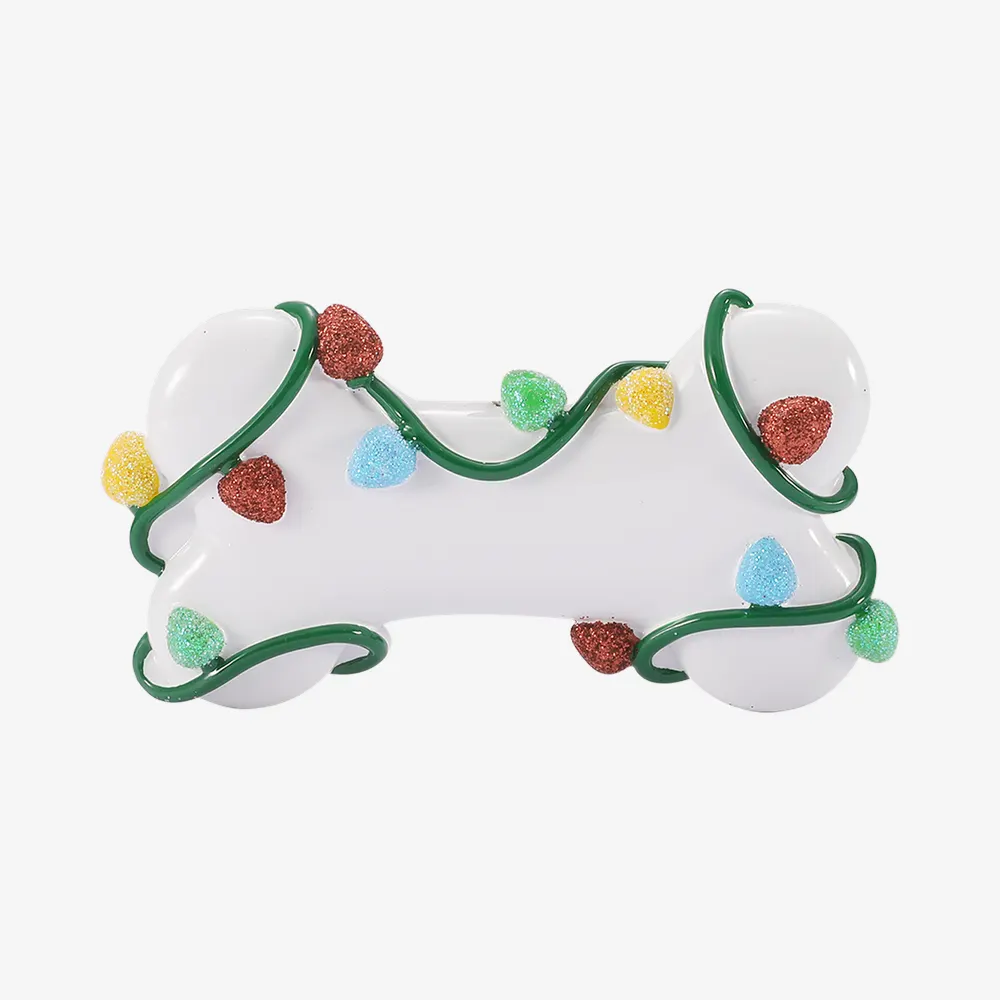 OR3142 - Dog Bone Wraped in Lights
