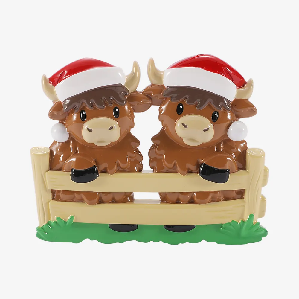 OR3198-2 - Highland Cow Family of 2